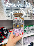 I'm Not A Regular Teacher Iced Coffee Glass