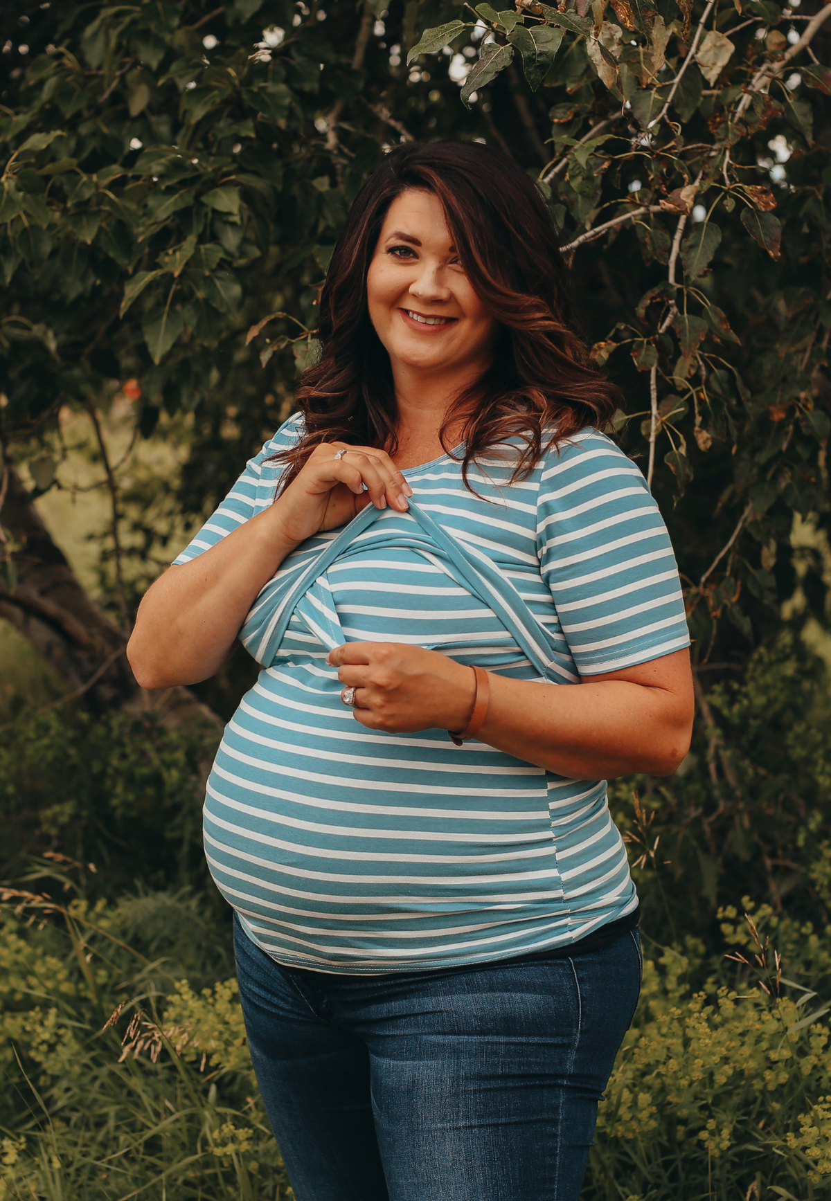 Jenny Short Sleeve Nursing Tee Shirt