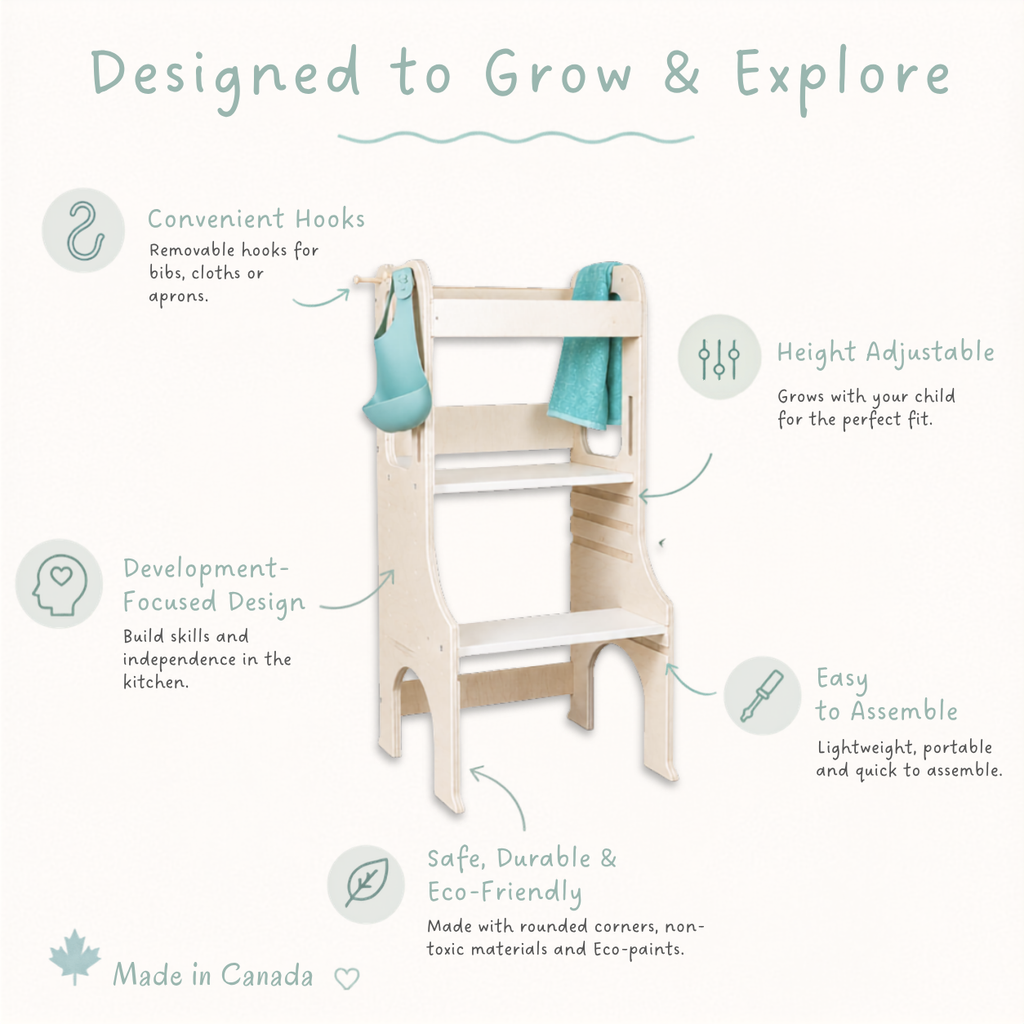 KIWI - Kitchen Tower,  Activity and Learning Stool